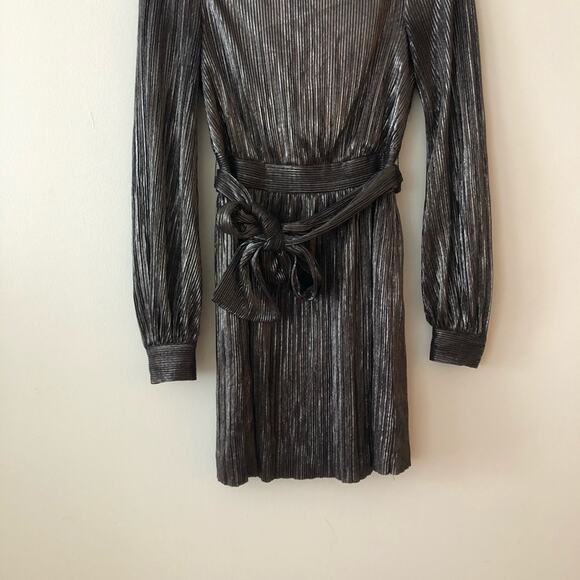 For Love & Lemons Marion Mini Dress in Gunmetal - Picture 4 of 7